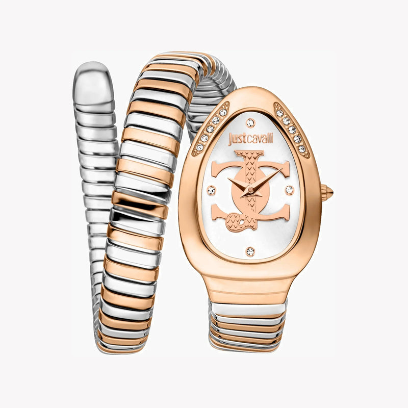 Just Cavalli Women's Stainless Steel Watch, Silver Dial | Jc1l227m0075 by i-watch