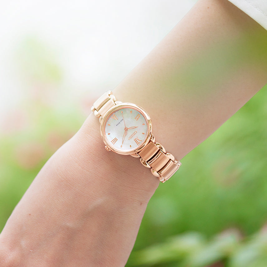 CITIZEN EM0928-84D - VIBRANT GOLD GLAM Women's Timepiece with Colorful Dial & Reliable Movement-i-Watch-2