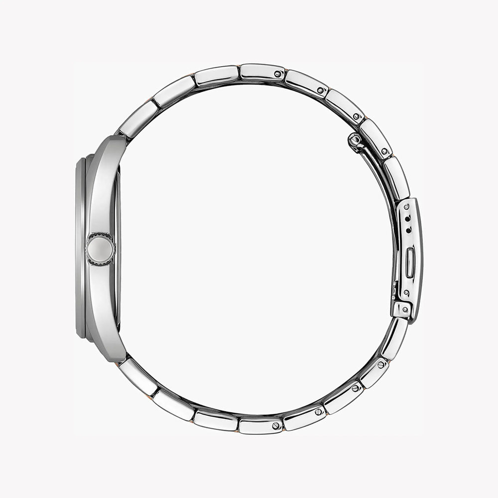 Citizen Men's Silver Watch, Black Dial | Bi5100-58e by i-watch