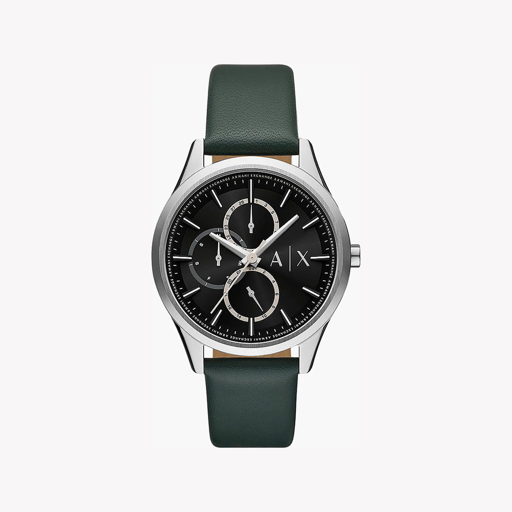 Armani Exchange Women's Green Leather Watch, Black Dial | Ax1883 by i-watch