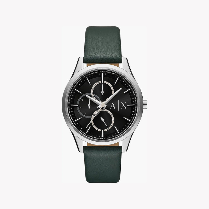 Armani Exchange Women's Green Leather Watch, Black Dial | Ax1883 by i-watch