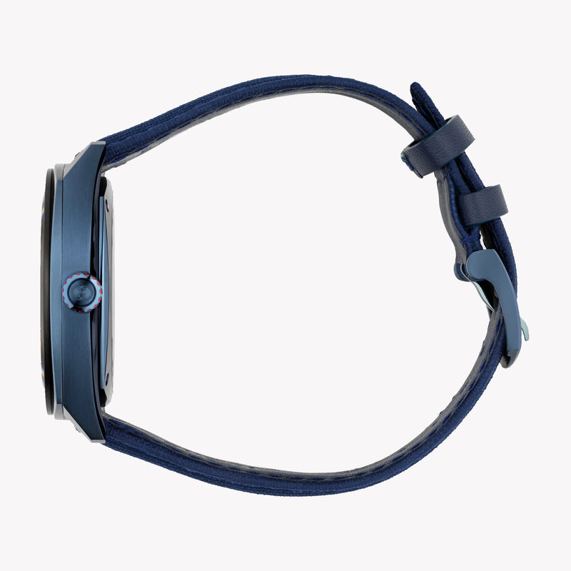 Gucci Men's Blue Stainless Steel Watch, Blue Dial | Ya142331 by i-watch