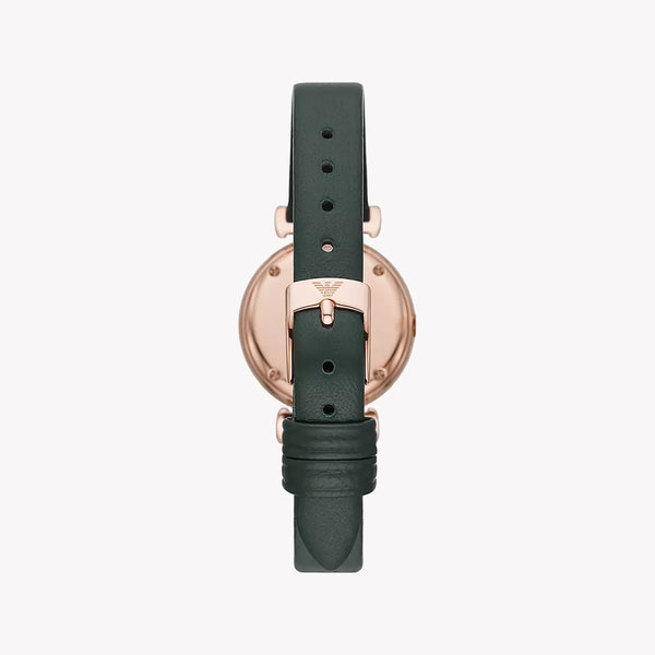 Emporio Armani Women's Rose Gold Watch, Black Dial | Ar11400 by i-watch