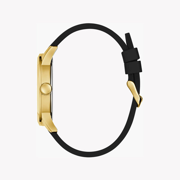Guess Men's Gold Watch, Black Band | Gw0916g1 by i-watch