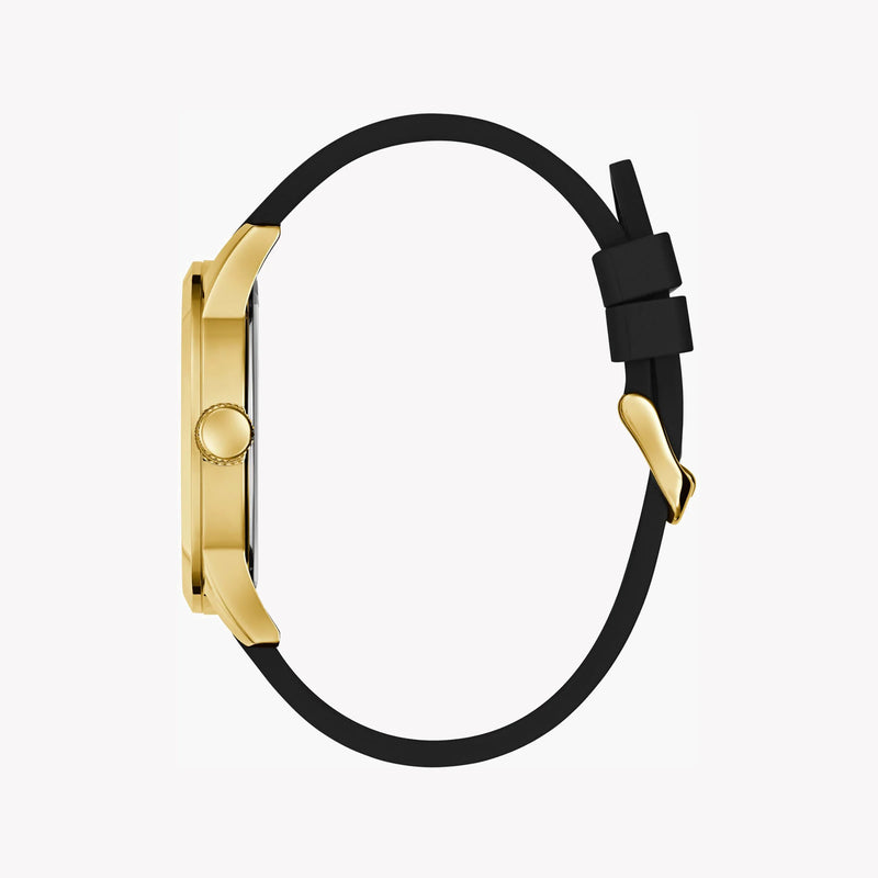 Guess Men's Gold Watch, Black Band | Gw0916g1 by i-watch