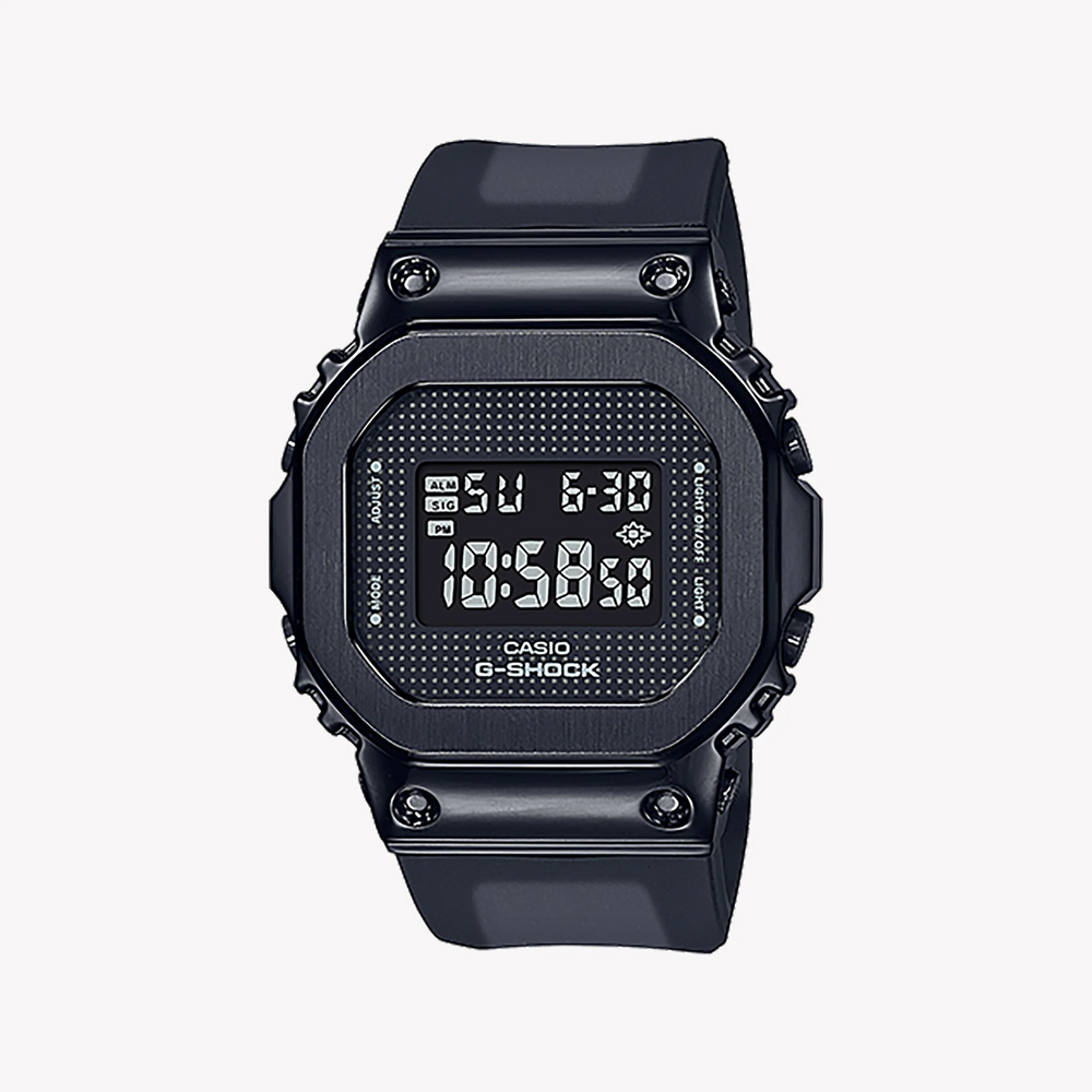Casio G-Shock Gm-S5600sb-1dr Elegant Fusion - Stylish & Durable Women's Watch With Black Stainless Steel Case And Digital Dial by i-watch