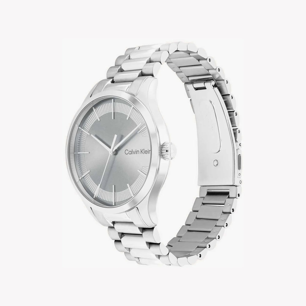 Ck Calvin Klein Men's Silver Stainless Steel Watch, Silver Dial | K2g2g1z6 by i-watch