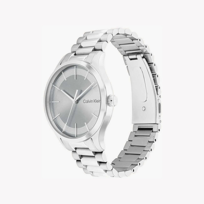 Ck Calvin Klein Men's Silver Stainless Steel Watch, Silver Dial | K2g2g1z6 by i-watch