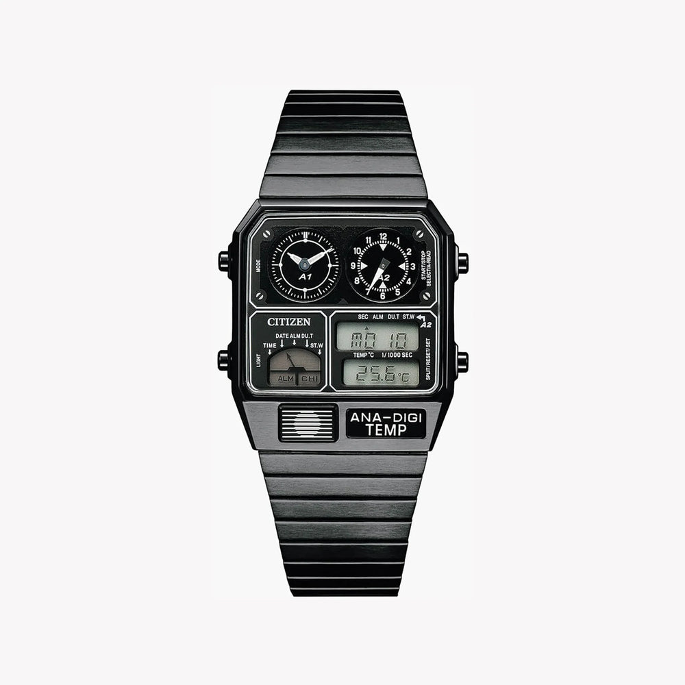 Citizen Jg2105-93e - Timeless Performance Men's Chronograph Watch In Black Stainless Steel by i-watch