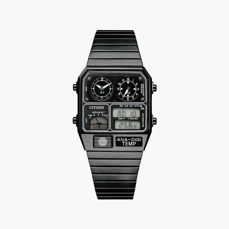 Citizen Jg2105-93e - Timeless Performance Men's Chronograph Watch In Black Stainless Steel by i-watch