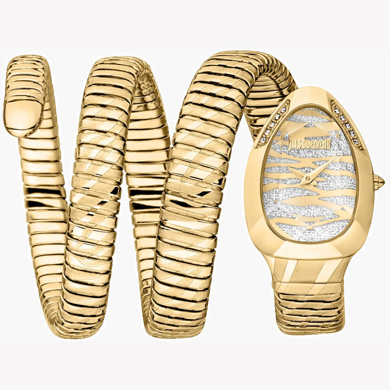 Just Cavalli Women's Gold Stainless Steel Watch, Champagne Dial | Jc1l226m0025 by i-watch