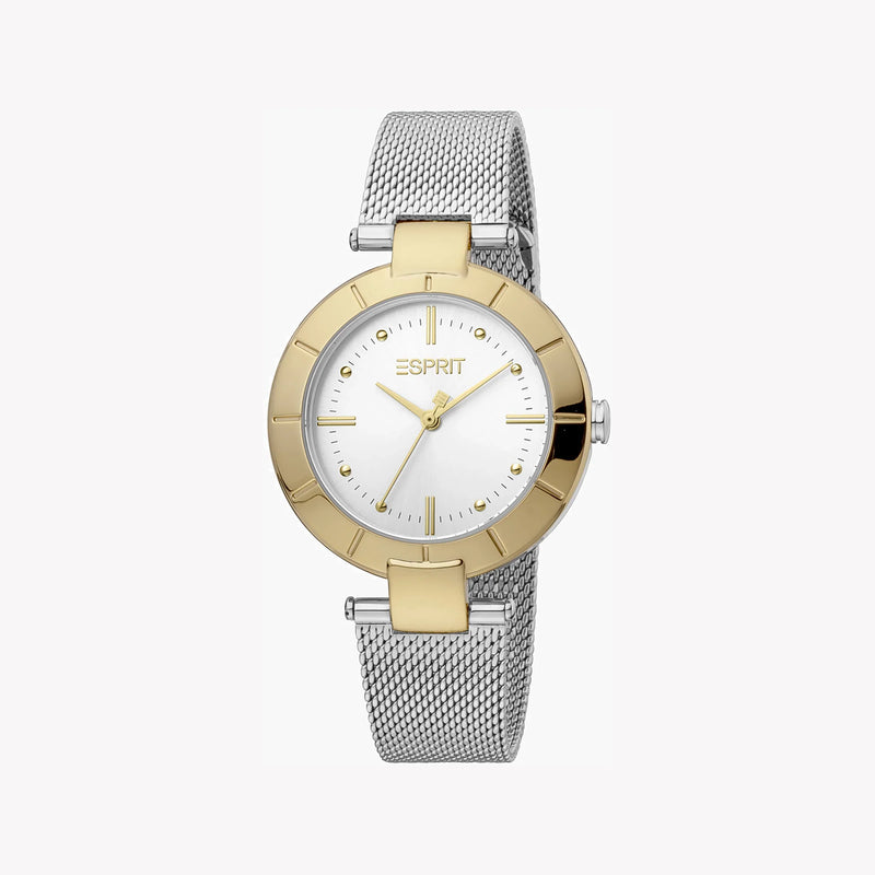 Esprit Women's Silver Stainless Steel Watch, Silver Dial | Es1l158m0025 by i-watch