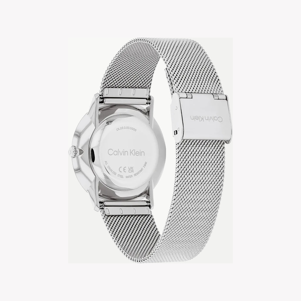 CK CALVIN KLEIN 37MM SILVER STAINLESS STEEL - MODERN ELEGANCE WOMEN'S WATCH-i-Watch-3