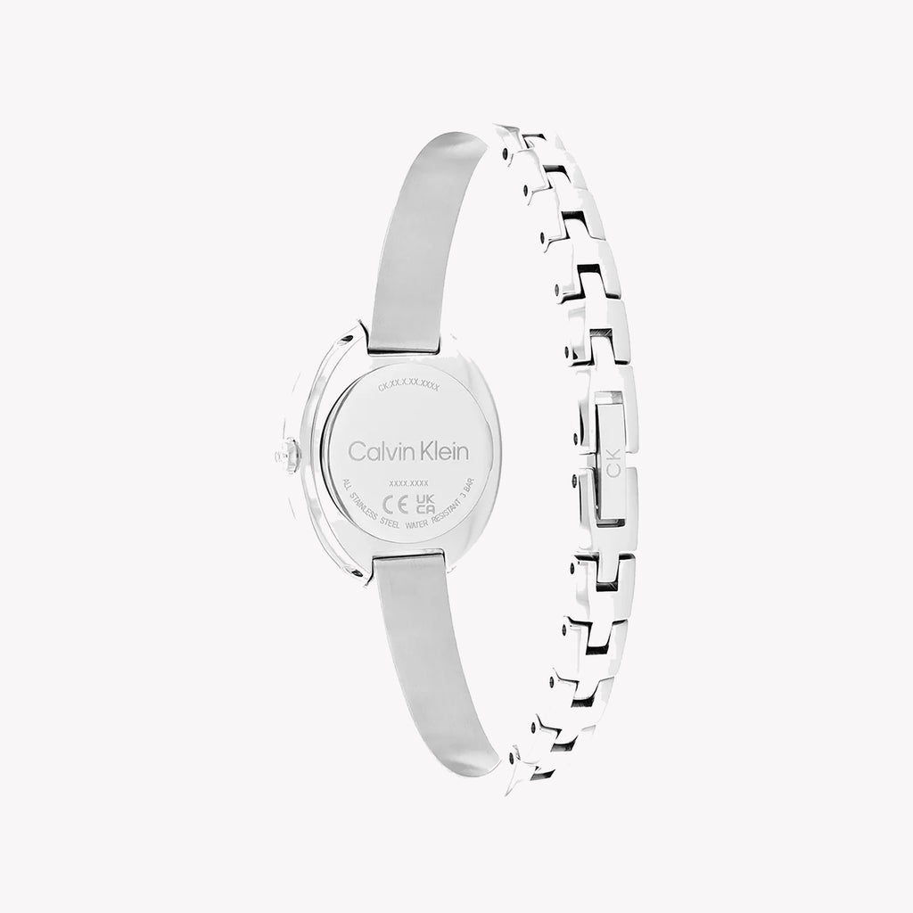 CK CALVIN KLEIN WOMEN'S TIMEPIECE - REFINED SILVER SOPHISTICATION WITH MODERN FUNCTIONALITY-i-Watch-3