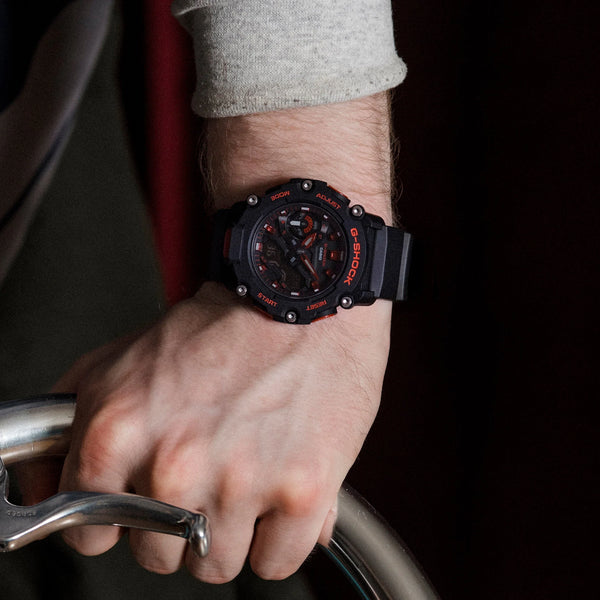 Casio G-Shock Ga-2200bnr-1adr - Rugged Black Powerhouse Men's Watch by i-watch