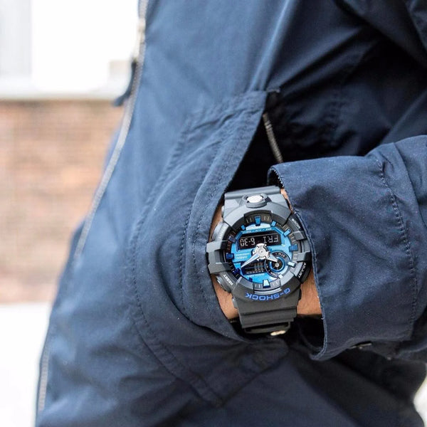 Casio G-Shock Ga710-1a2 Bold Commander - Men's Rugged Timepiece With Vibrant Digital Dial by i-watch