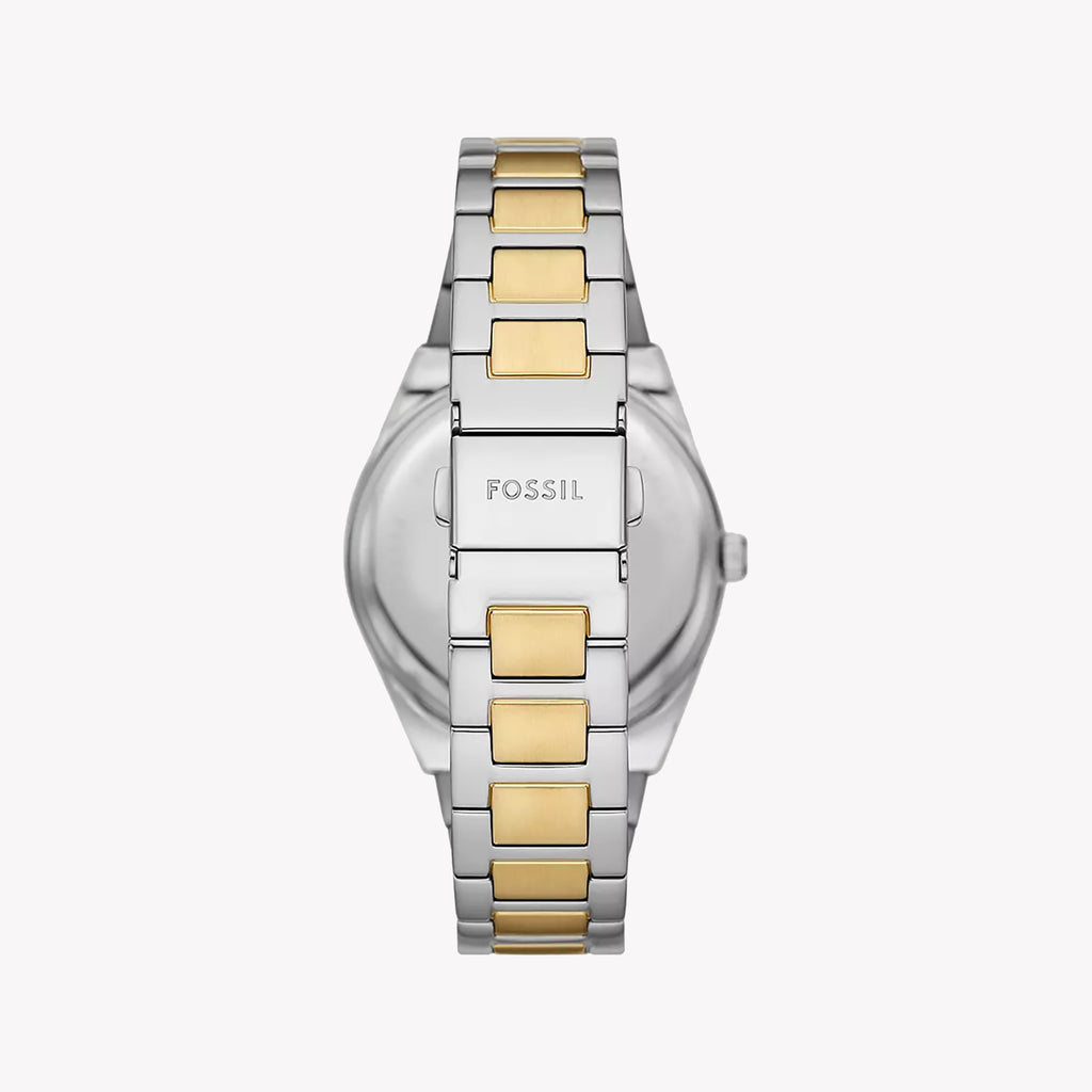 FOSSIL Women's Watch with Silver Stainless Steel Case and Silver / Gold Stainless Steel Band-i-Watch-3