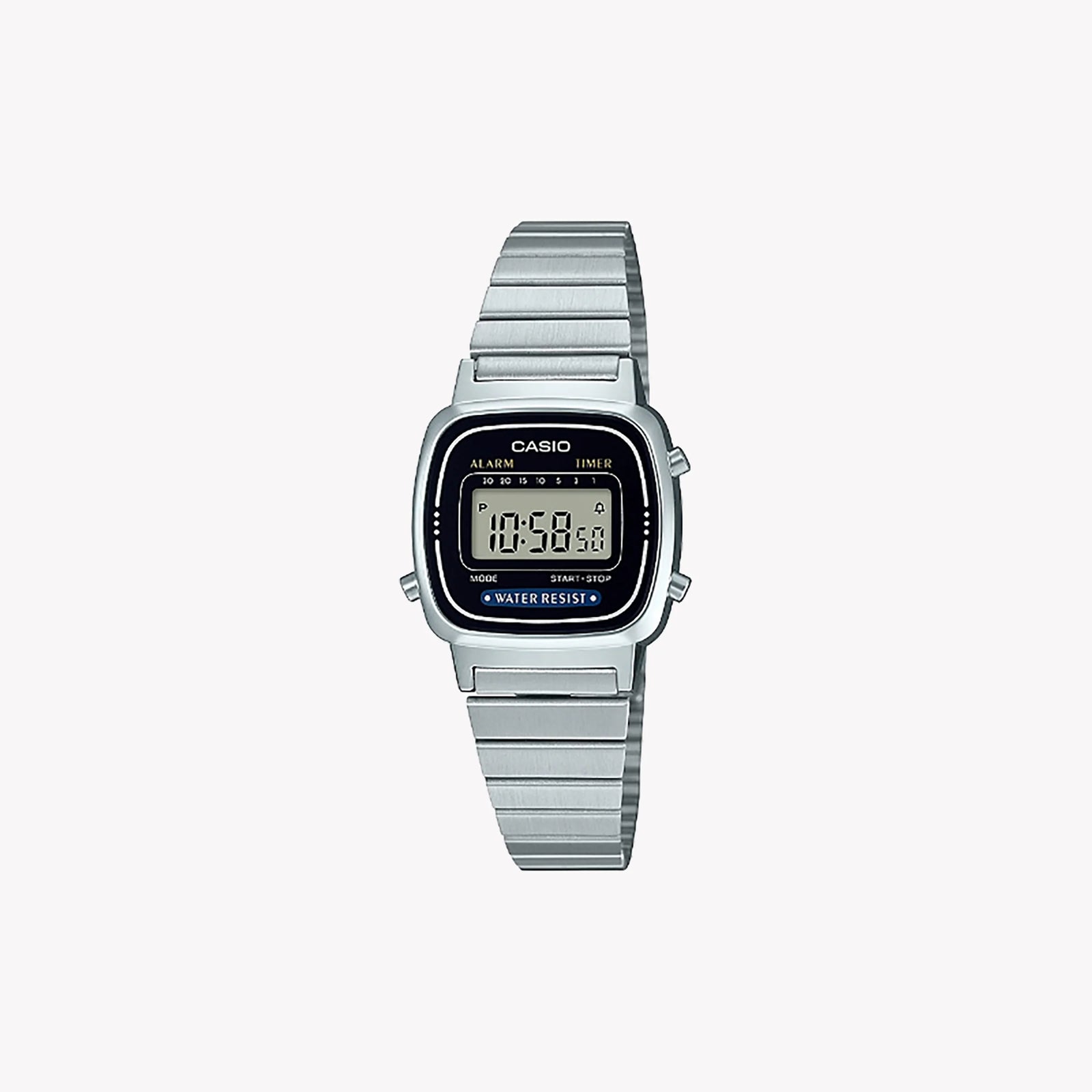 Casio Women's Silver Watch, Metal Strap | La-670wea-1ef by i-watch