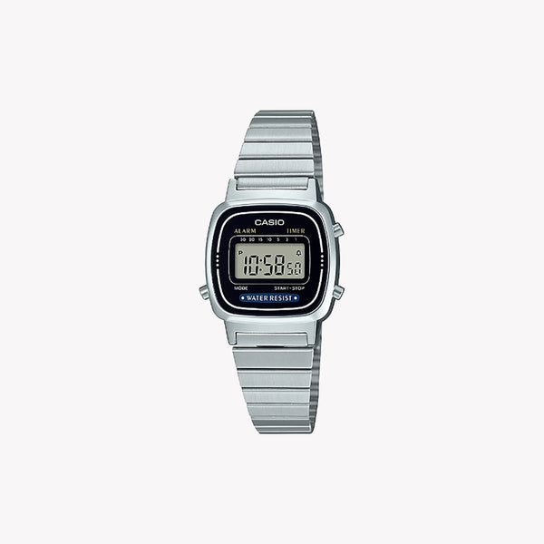 Casio Women's Silver Watch, Metal Strap | La-670wea-1ef by i-watch