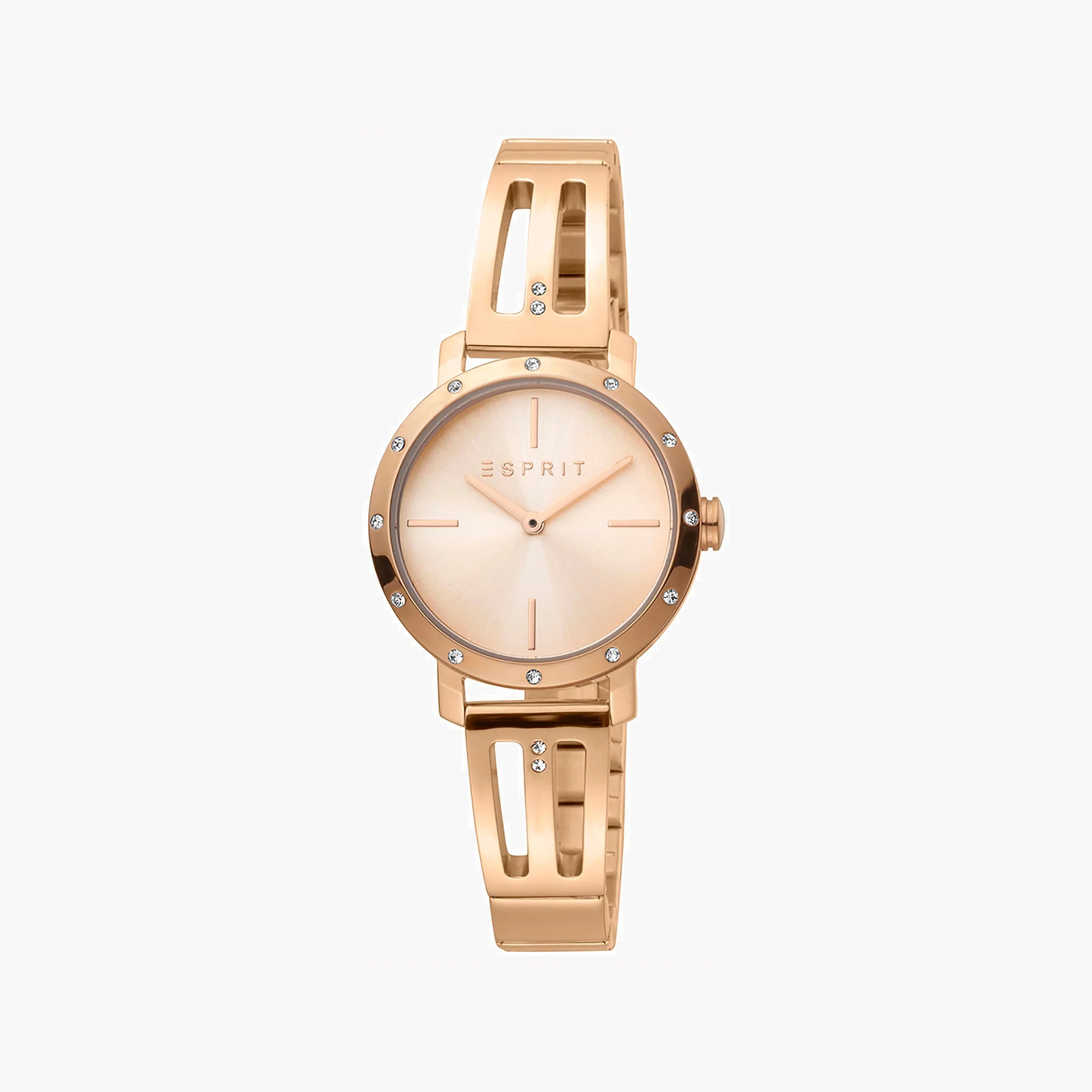 ESPRIT Women's Watch with Rose Gold Stainless Steel Case and Rose Gold Stainless Steel Band