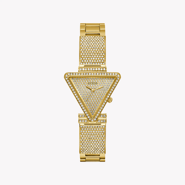 Guess Women's Gold Stainless Steel Watch, Champagne Dial | Gw0644l2 by i-watch