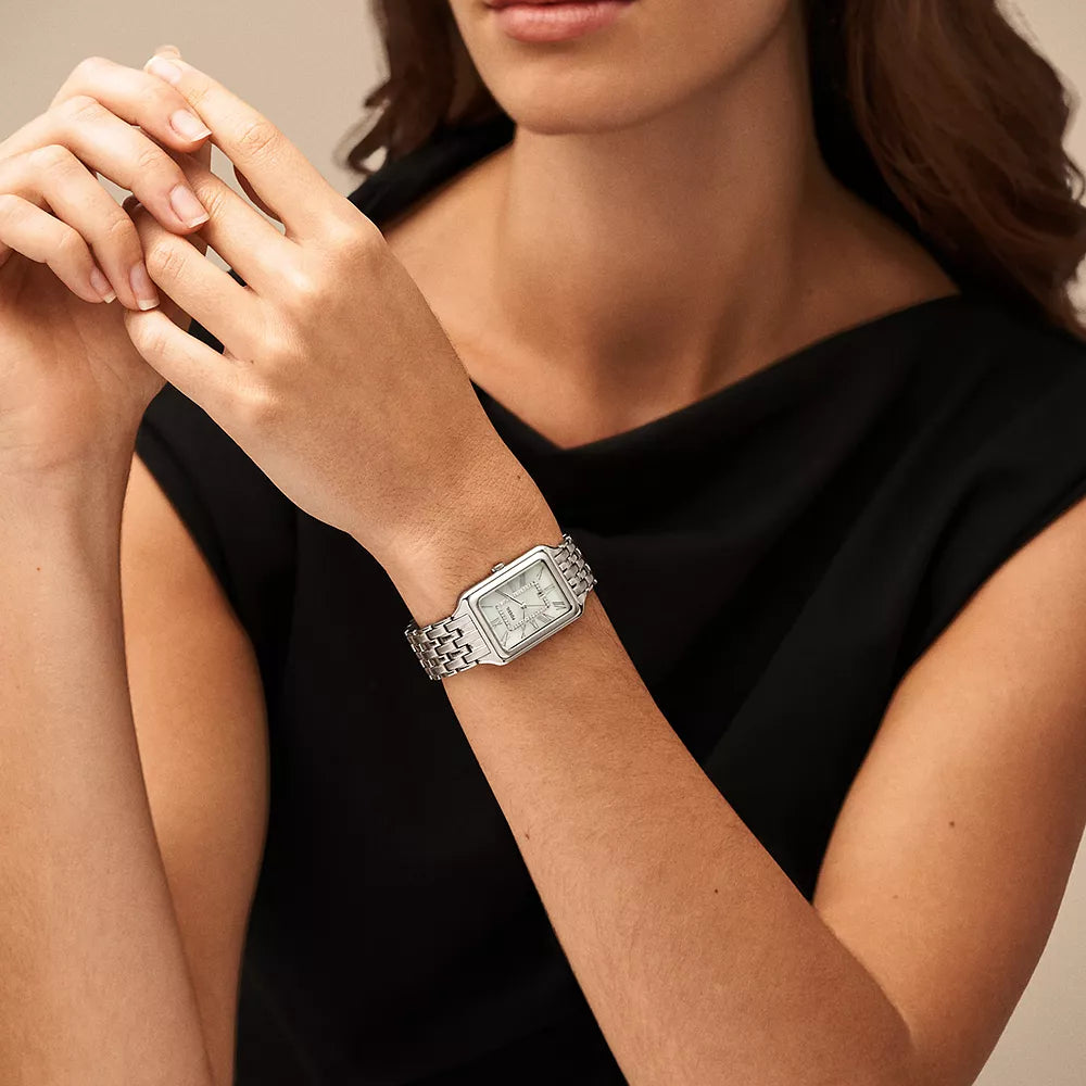 FOSSIL ES5306 ELEGANT TIMEKEEPER - SOPHISTICATED SILVER STAINLESS STEEL WOMEN'S WATCH-i-Watch-4