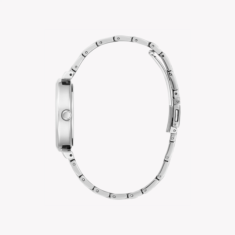 Guess Women's Silver Watch, Black Dial | Gw0613l1 by i-watch