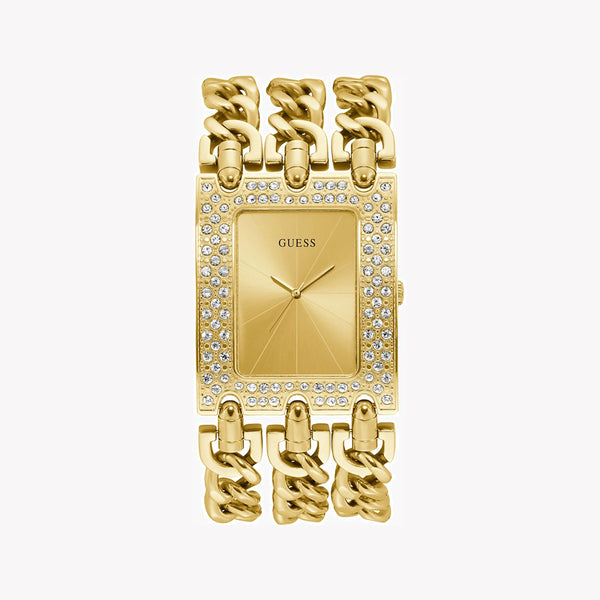 Guess Women's Gold Stainless Steel Watch, Champagne Dial | W1275l2 by i-watch