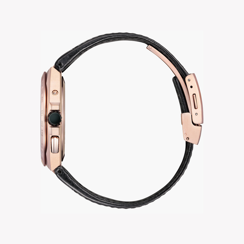 CITIZEN Eco-Drive CB0217-04E - MODERN MEN'S TIMEPIECE: ROSE GOLD & BLACK CALF LEATHER-i-Watch-3