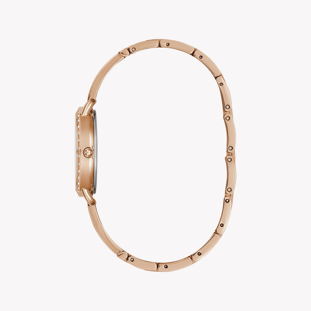 Guess Women's Rose Gold Stainless Steel Watch, Rose Gold Dial | Gw0022l3 by i-watch