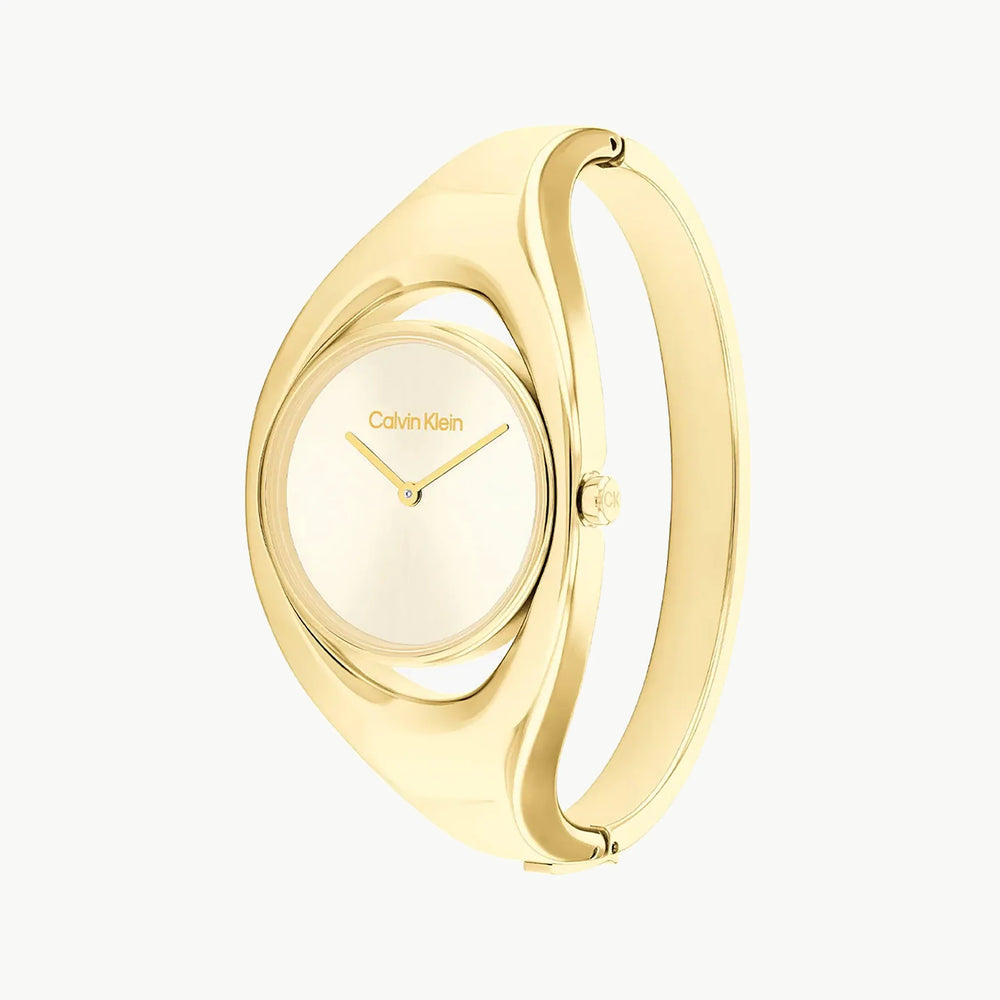 Ck Calvin Klein Women's Gold Watch, Pink Dial | K4d23146 by i-watch