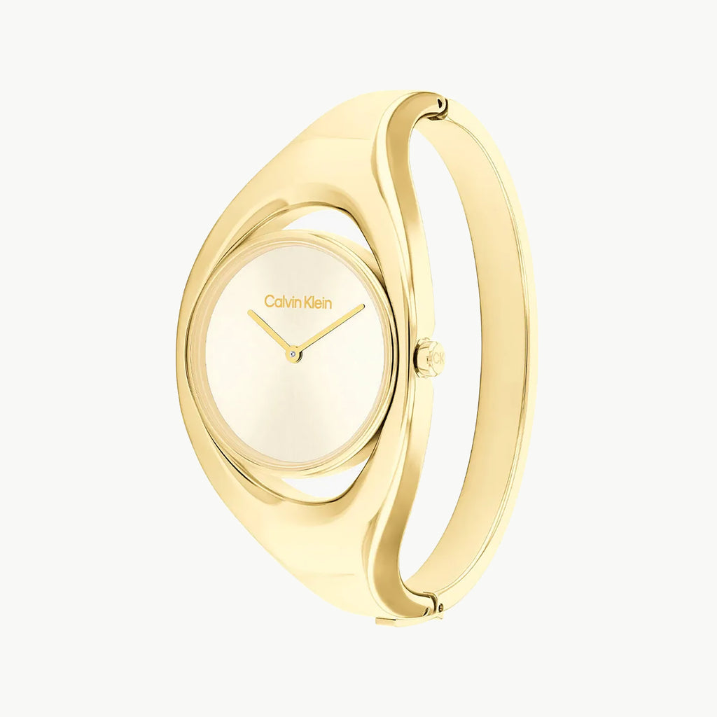 CK CALVIN KLEIN GOLD PINK DIAL - MODERN SOPHISTICATION WOMEN'S WATCH-i-Watch-2