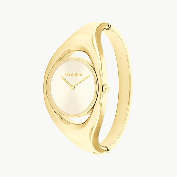 Ck Calvin Klein Women's Gold Watch, Pink Dial | K4d23146 by i-watch