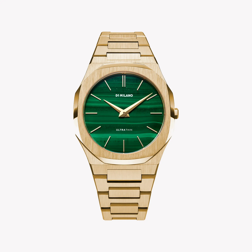 D1 MILANO Men's Gold Watch, Green Dial | D1-UTBJ30 by i-watch