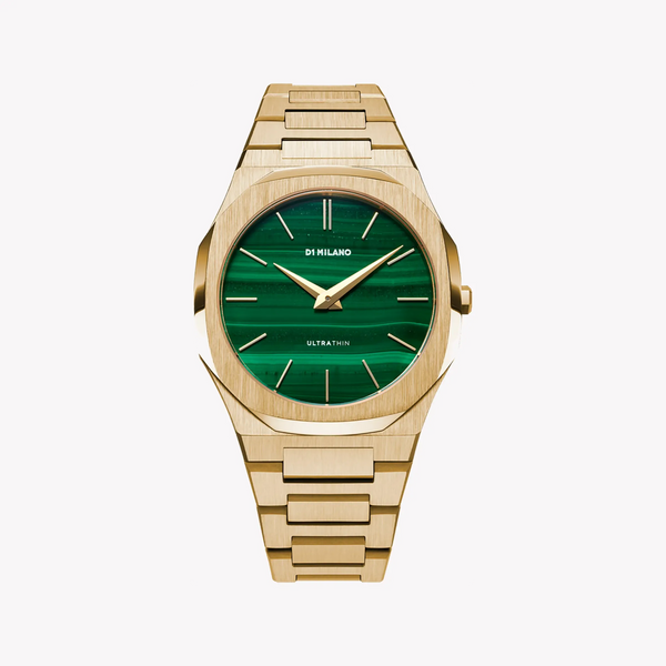 D1 MILANO Men's Gold Watch, Green Dial | D1-UTBJ30 by i-watch