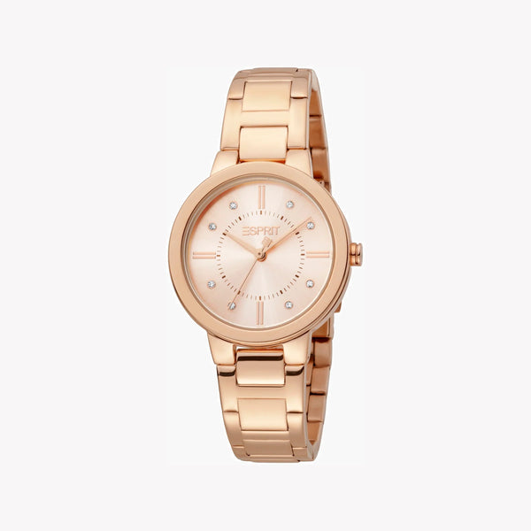 Esprit Women's Rose Gold Watch, Stainless Steel Band | Es1l197m0035 by i-watch