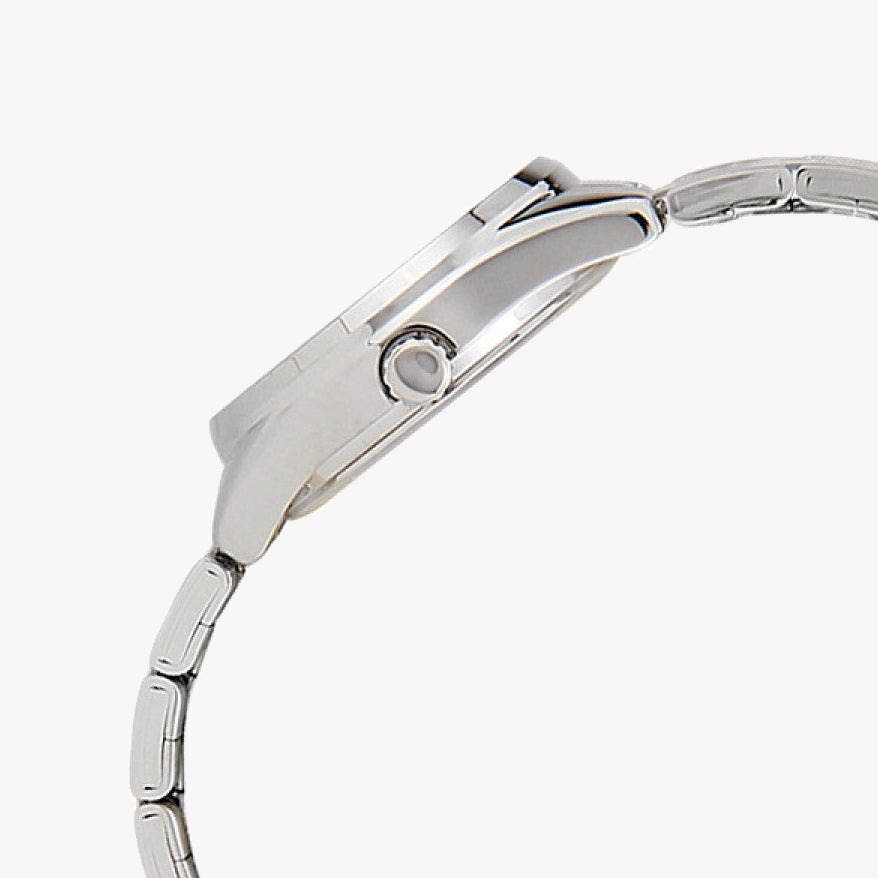 CASIO LTP-1335D-1AVDF ELEGANT TIMEPIECE - SILVER STAINLESS STEEL & BLACK DIAL Women's Watch-i-Watch-3