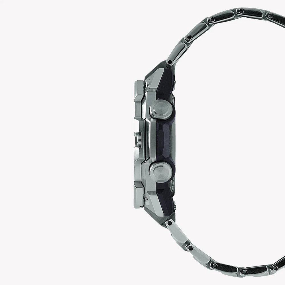 G-Shock Men's Stainless Steel Watch, Silver | Gst-B400d-1adr by i-watch