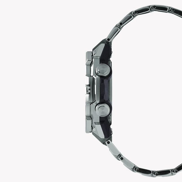 G-Shock Men's Stainless Steel Watch, Silver | Gst-B400d-1adr by i-watch