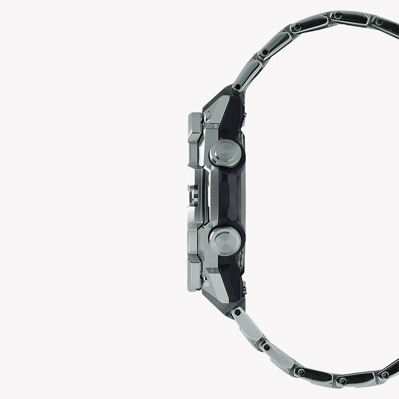 G-Shock Men's Stainless Steel Watch, Silver | Gst-B400d-1adr by i-watch