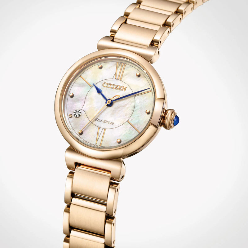 Citizen Em1073-85y Radiant Charm - Vivid Rose Gold Women's Eco-Drive Timepiece by i-watch