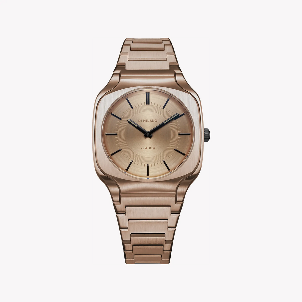 D1 MILANO D1-SQBJ04 Men's Gold Stainless Steel Watch-i-Watch