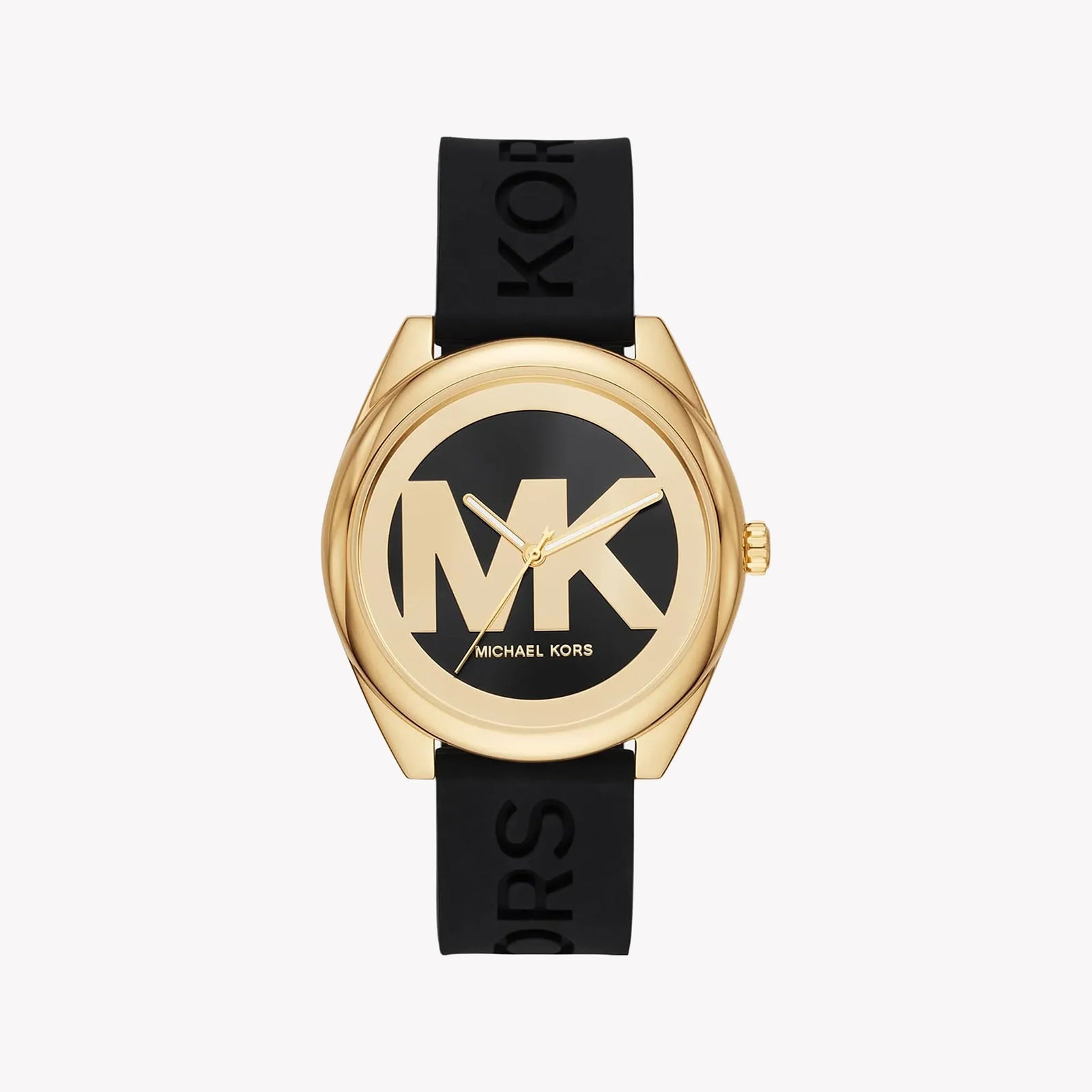 Michael Kors Men's Gold Watch, Black Silicone Band | Mk7313 by i-watch