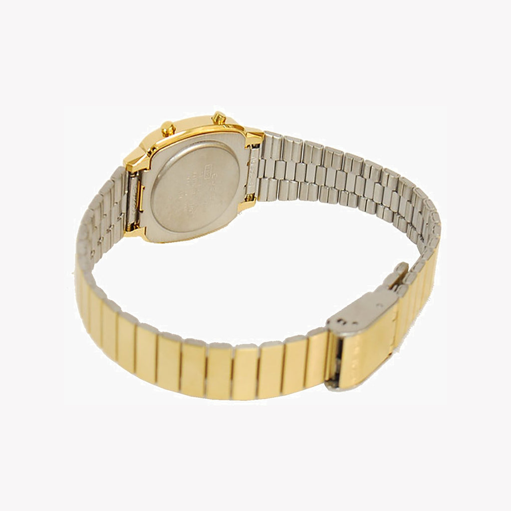 CASIO LA670WGA-2DF TIMELESS ELEGANCE - GOLD-TONE STAINLESS STEEL WOMEN'S WATCH with sporty charm and versatile functionality-i-Watch-3