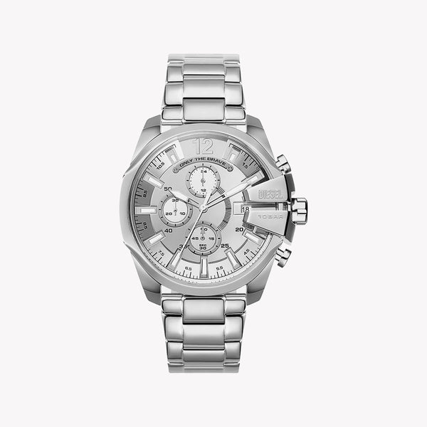 Diesel Men's Silver Stainless Steel Watch, Silver Dial | Dz4652 by i-watch
