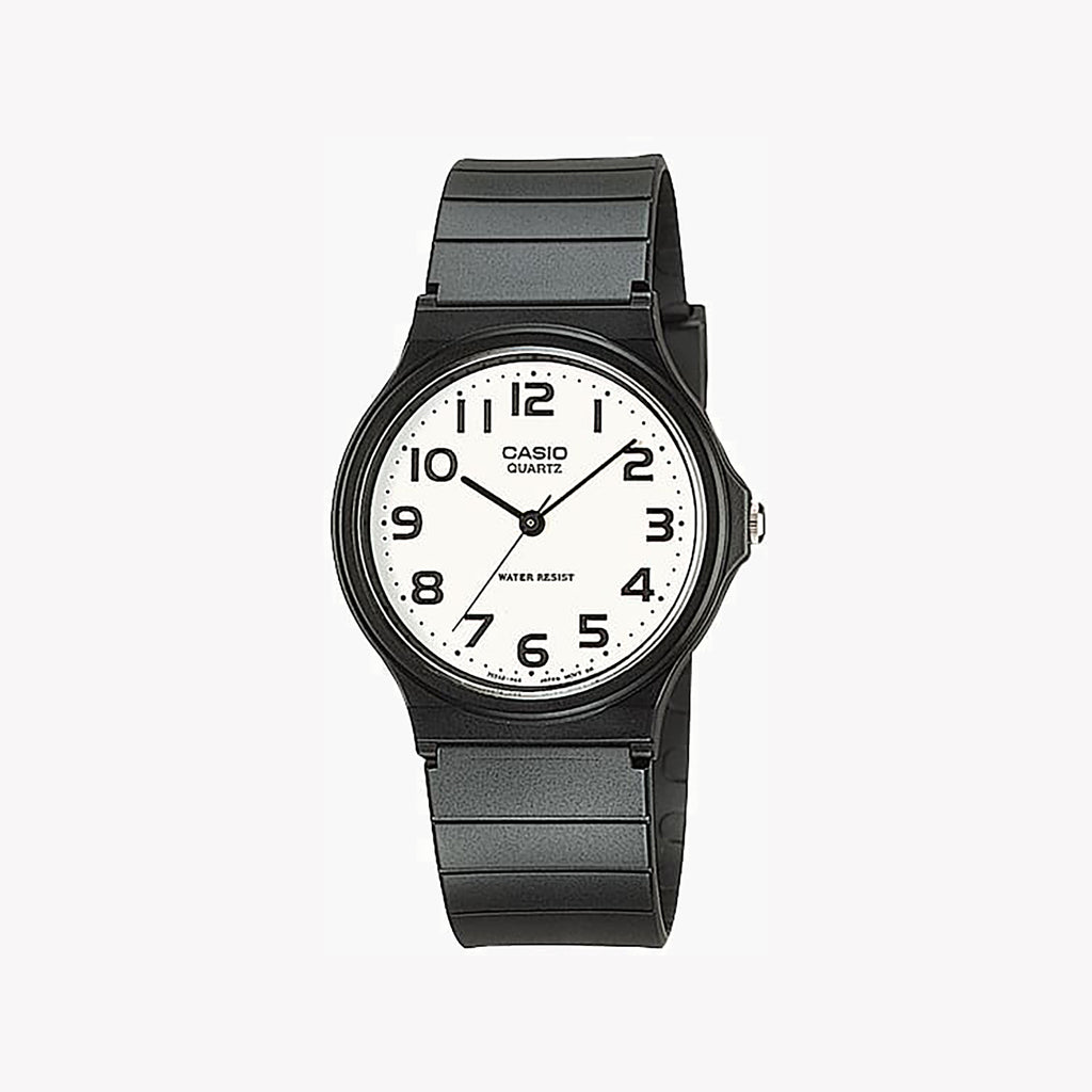 CASIO MQ-24-7B2LDF ELEGANTLY SIMPLE - CLASSIC BLACK ANALOG WATCH FOR EVERYDAY ESSENTIALS