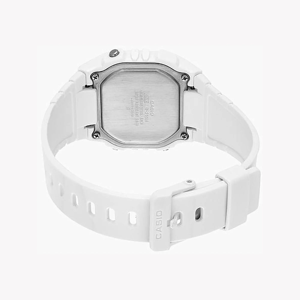 Casio W-215h-7a2vdf Adventure Ready - Stylish White Resin Women's Watch With Digital Dial by i-watch