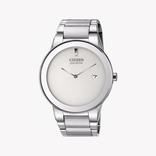 Citizen Men's Stainless Steel Silver Watch, White Dial | Au1060-51a by i-watch