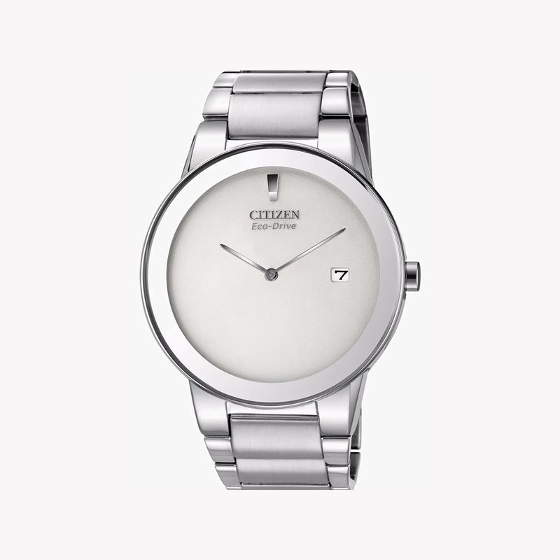 Citizen Men's Stainless Steel Silver Watch, White Dial | Au1060-51a by i-watch