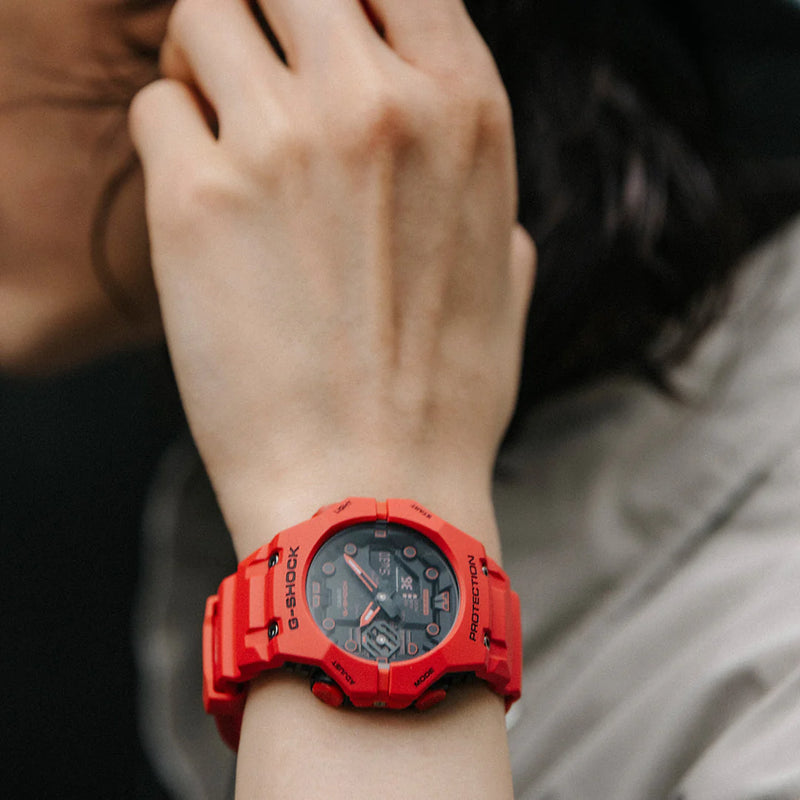 G-Shock Women's Pink Resin Watch, Digital Dial | Ga-B001-4adr by i-watch